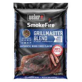 Weber 190001 Pellet, 22-1/2 in L, Hardwood, 20 lb