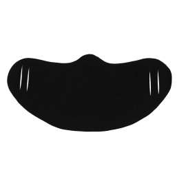 BELLA+CANVAS ST323 Lightweight Fabric Face Cover, One-Size, Heather CVC, Black, Disposable