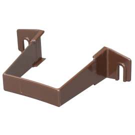 CLIP DOWNSPOUT CONTEMP BRN 2IN