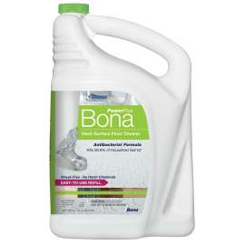 Bona PowerPlus WM851018001 Anti-Bacterial Floor Cleaner Refill, 128 oz, Liquid, Floral