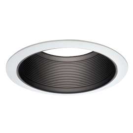 Eaton Lighting RE-6100BB Baffle-Trim, Aluminum, Black/White