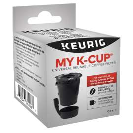 KEURIG K-Cup 5000194966 Coffee Filter, 0.599 oz Capacity, Plastic, Black