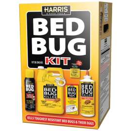 HARRIS BBKIT-LGVP-4 Bed Bug Insect Killer, Clear
