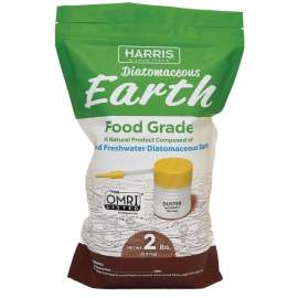 HARRIS DE-FG2P Diatomaceous Earth with Powder Duster, Powder, 2 lb Bag