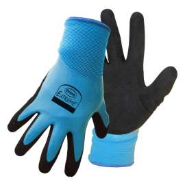 BOSS 8490M EXTREME Double Dipped Gloves, M, Flexible Knit Wrist Cuff, Latex