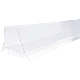 Frost King EZ77CL Door Bottom, 36-1/2 in L, 2-3/4 in W, Vinyl, Smooth