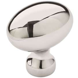 Amerock Allison Series BP5301426 Cabinet Knob, 1-3/8 in Projection, Zinc, Polished Chrome