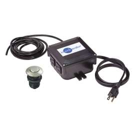 InSinkErator SinkTop Switch 76696 Dual-Outlet Push Button, Air Activated Switch