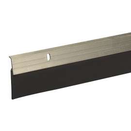 Frost King A79SN Door Sweep, 36 in L, 2 in W, Aluminum Flange, Rubber Insert