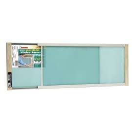 Frost King AWS1145 Window Screen, 25 to 45 in L, 10 in W, Aluminum/Polyethylene
