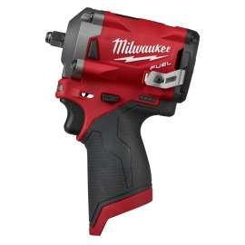 Milwaukee M12 FUEL 2554-20 Stubby Impact Wrench, Tool Only, 12 V, 3/8 in Drive, 0 to 3200 ipm
