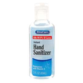 XtraCare 54012 Hand Sanitizer, Fresh, Clear, 2 oz Case