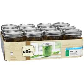 Kerr 518 Canning Jar, 16 oz Capacity, Glass