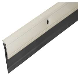 Frost King A62/36SN Door Sweep, 36 in L, 2 in W, Aluminum Flange, Vinyl Insert