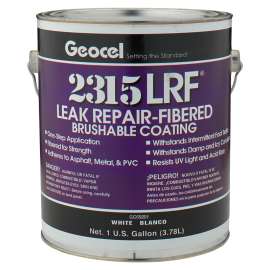 Geocel 25300 Brushable Coating, Clear, 1 gal Can, Liquid
