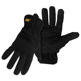 CAT CAT012260X Utility Gloves, XL, Elastic Wrist Cuff, Black