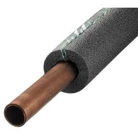 Frost King 5S10XB6 Pipe Insulation, 5/8 in Dia, 6 ft L, Foam, 1/2 in Copper, 1/4 in Iron Pipe Pipe