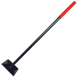 RAZOR-BACK 30004 Dirt Tamper, 8 in L Blade, 8 in W Blade, Steel Blade, Steel Handle, 43-1/2 in L Handle
