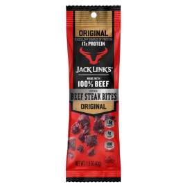Jack Link's 10000025233 Beef Steak Bite, Original Flavor, 1.5 oz Pack
