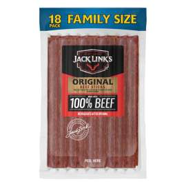Jack Link's 10000030691 Beef Jerky Stick, Original Flavor, 14.4 oz Pack