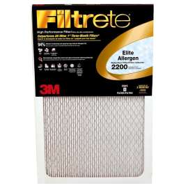 3M EA03DC-6C Allergen Reduction Filter, 20 in L, 25 in W, 2200 MPR