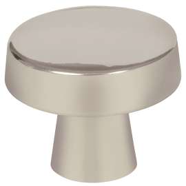 Amerock Blackrock Series BP55270G10 Cabinet Knob, 1-1/16 in Projection, Zinc, Satin Nickel