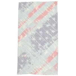 QUAGGA P21700-RWB Safety Scarf, One-Size Mask, Polyester Facepiece, Blue/Red/White
