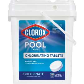 Clorox POOL & Spa ACTIVE99 22435CLX Chlorinating Tablet, Solid, Chlorine, 35 lb Bucket