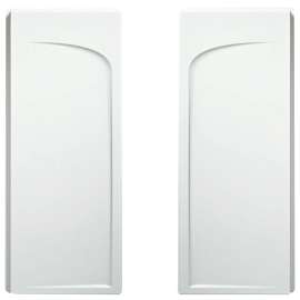 Sterling Ensemble 72175100-0 Shower End Wall Set, 71-1/4 in L, 30 in W, Vikrell, High-Gloss, Alcove Installation, White