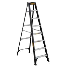 DeWALT by Louisville DXL3110-08 Step Ladder, 7-Step, 250 lb, Type I Duty Rating, 3-3/4 in D Step, Fiberglass