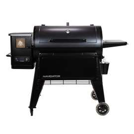 PIT BOSS PBPEL115010528 Pellet Grill, 40,000 Btu, 1150 sq-in Primary Cooking Surface, Steel Body, Black