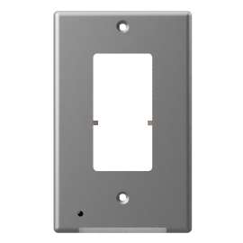 Westek LumiCover LCR-CDDO-N Nightlight Wallplate, 1.2 in L, 4-1/2 in W, Satin Nickel