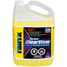 Recochem RAIN-X ClearView 35-204RX De-Icer, 3.78 L