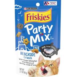 Friskies Party Mix 5000057444 Cat Treat, Tuna Flavor, 2.1 oz