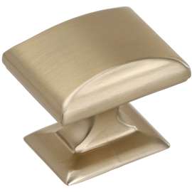 Amerock Candler Series BP29340BBZ Cabinet Knob, 1-1/8 in Projection, Zinc, Golden Champagne