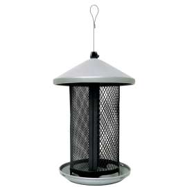 Perky-Pet TSS00349 Dual-Mesh Bird Feeder, 2.85 lb, Metal, Gray