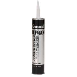 Geocel RP-400 Series GC01103 Roof Cement, Black, Liquid, 10 fl-oz Cartridge