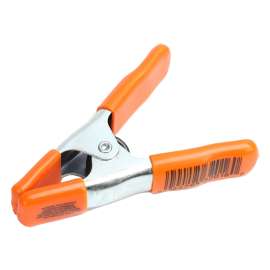 JORGENSEN 3201-HT Spring Clamp, 1 in Clamping, Steel, Zinc, Orange