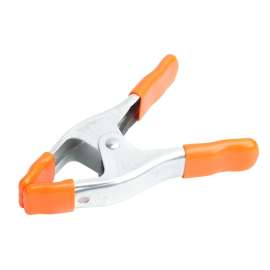 PONY 3202-HT Spring Clamp, 2 in Clamping, Steel, Zinc, Orange