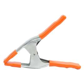JORGENSEN 3203-HT Spring Clamp, 3 in Clamping, Steel, Zinc, Orange