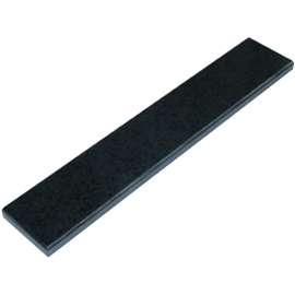 Luxo Marble USSGR21684 Side Splash, 21 in OAL, 4 in OAW, Natural Stone, Natural Satin Black