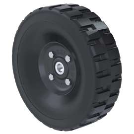 ProSource FTF10X3 Flat Free Tire, 450 lb, 2-Wheel, 10 x 3 in Wheel
