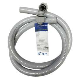 Homerite 65400 Liquidtight Whip, 1/2 in Cable, 6 ft L, PVC