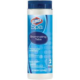 Clorox 20001CSP Brominating Tablet, 1.5 lb, Tablet, Chlorine Bromine, White