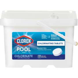 Clorox POOL & Spa ACTIVE99 22405CLX Chlorinating Tablet, Solid, Chlorine, 5 lb