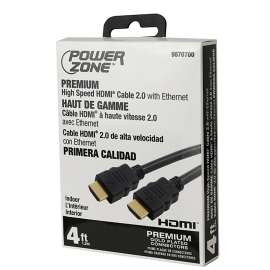 CABLE HDMI PREMIUM HI SPD 4FT