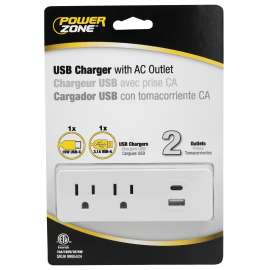 TAP 2-OUT 2 USB ( 1USBC 1USBA)
