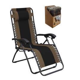 Seasonal Trends F4321OXBKOX64/OX3 Gravity Relaxing Chair, 70 cm (27.56 in) W, 159 cm (62.60 in) D, 110cm (43.31 in) H