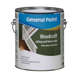 General Paint Woodcraft GE0072054-16 Siding and Fence Stain, Liquid, 1 gal