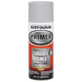 RUST-OLEUM 252472 Sandable Primer, 12 oz, Gray